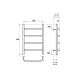 Полотенцесушитель электрический Point Афина PN04146E П4 400x600 левый/правый, хром