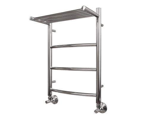 Полотенцесушитель водяной Point Афина PN04146P П3 400x600 с полкой, хром