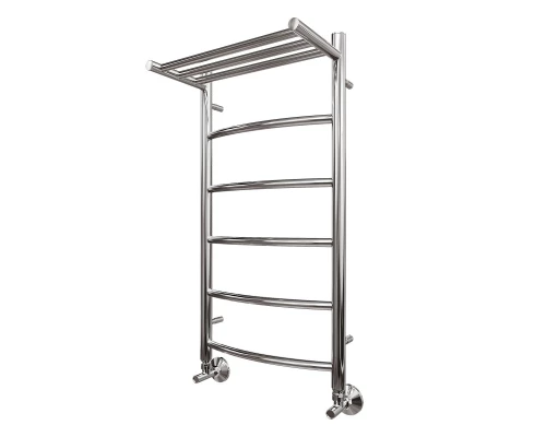 Полотенцесушитель водяной Point Афина PN04148P П5 400x800 с полкой, хром