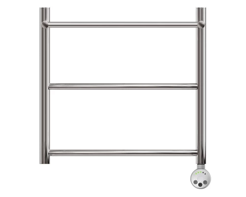 Полотенцесушитель электрический Point Афина PN04155PE П2 500x500 с полкой левый/правый, хром