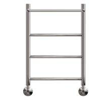 Полотенцесушитель водяной Point Афина PN04156P П3 500x600 с полкой, хром