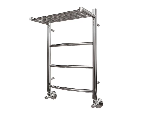 Полотенцесушитель водяной Point Афина PN04156P П3 500x600 с полкой, хром