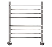 Полотенцесушитель водяной Point Альфа PN05156SP П7 500x600 с полкой, хром