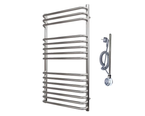 Полотенцесушитель электрический Point Нептун премиум PN09150SE П15 500x1000 левый/правый, хром