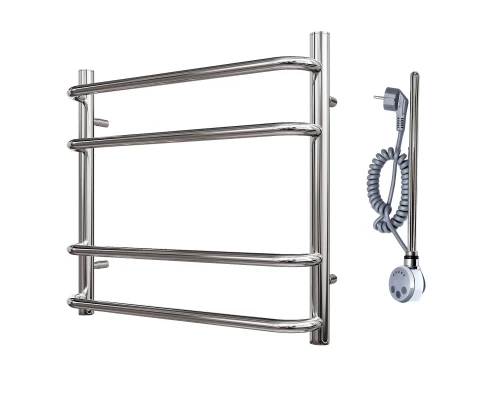 Полотенцесушитель электрический Point Нептун PN09155E П4 500x500 левый/правый, хром