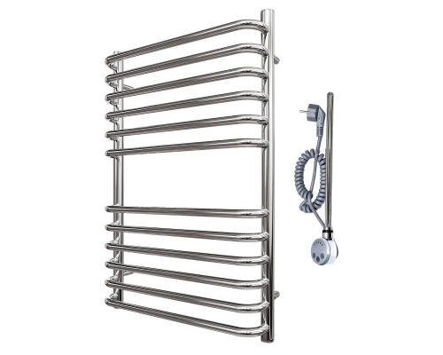 Полотенцесушитель электрический Point Нептун премиум PN09158SE П12 500x800 левый/правый, хром