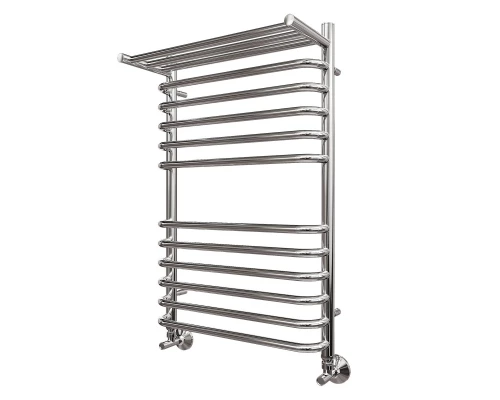 Полотенцесушитель водяной Point Нептун PN09158SP П11 500x800 с полкой, хром