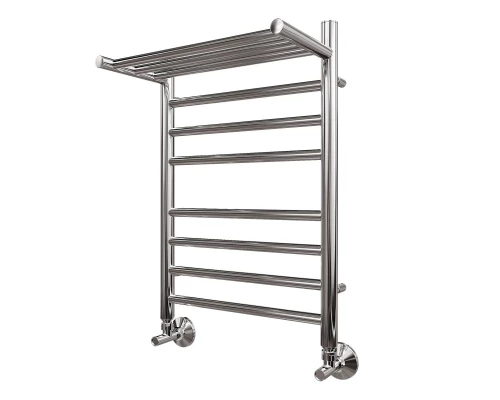 Полотенцесушитель водяной Point Аврора премиум PN10146SP П7 400x600 с полкой, хром