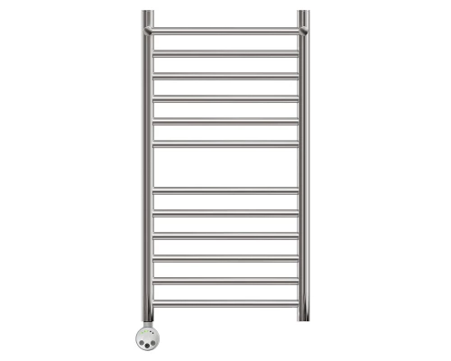 Полотенцесушитель электрический Point Аврора PN10148SPE П11 400x800 с полкой левый/правый, хром