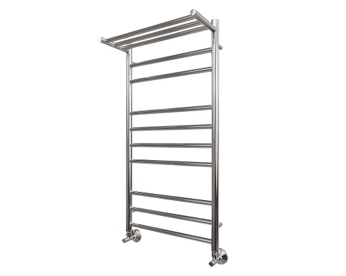 Полотенцесушитель водяной Point Аврора PN10150P П9 500x1000 с полкой, хром