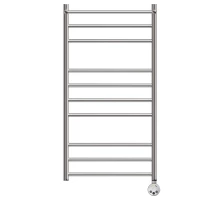 Полотенцесушитель электрический Point Аврора PN10150PE П9 500x1000 с полкой левый/правый, хром