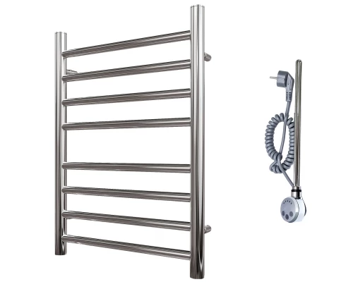 Полотенцесушитель электрический Point Аврора PN10156SE П8 500x600 левый/правый, хром