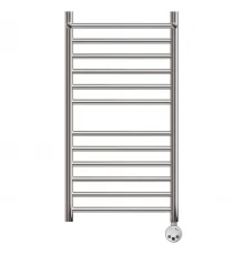 Полотенцесушитель электрический Point Аврора PN10158SPE П11 500x800 с полкой левый/правый, хром