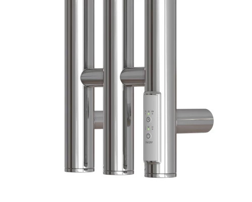 Полотенцесушитель электрический Point Деметра PN12822 П3 120x1200 диммер справа, хром