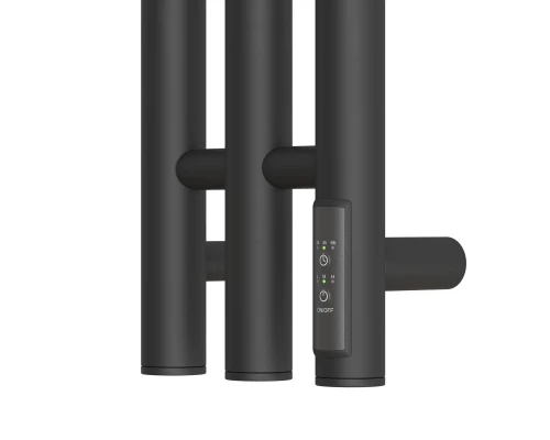 Полотенцесушитель электрический Point Деметра PN12822B П3 120x1200 диммер справа, черный