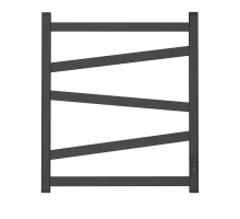 Полотенцесушитель электрический Point Феникс PN15856B П5 500x600, диммер справа, черный