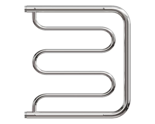 Полотенцесушитель водяной Point PN25554P 500x400 Фокстрот с полкой, хром