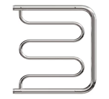 Полотенцесушитель водяной Point PN25556P 500x600 Фокстрот с полкой, хром