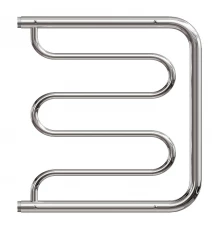 Полотенцесушитель водяной Point PN25556P 500x600 Фокстрот с полкой, хром