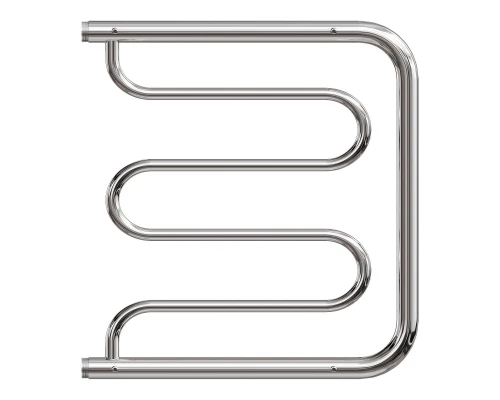 Полотенцесушитель водяной Point PN25556P 500x600 Фокстрот с полкой, хром