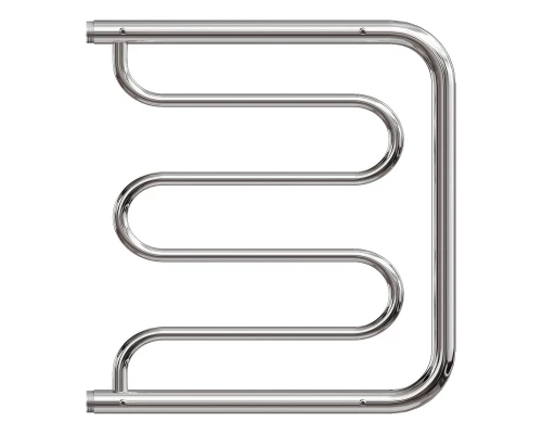 Полотенцесушитель водяной Point PN25557P 500x700 Фокстрот с полкой, хром