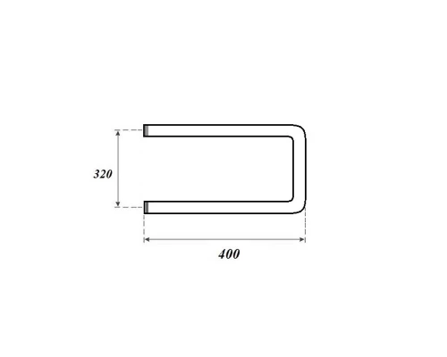 Полотенцесушитель водяной Point PN35334 320x400 П-образный (1