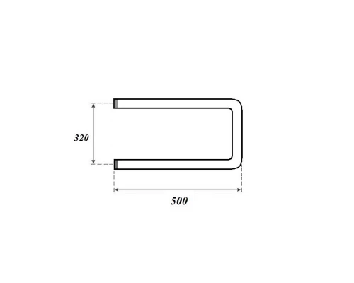 Полотенцесушитель водяной Point PN35335 320x500 П-образный (1