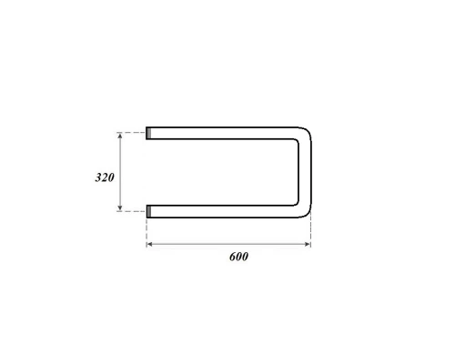 Полотенцесушитель водяной Point PN35336 320x600 П-образный (1
