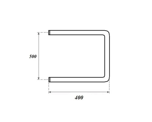 Полотенцесушитель водяной Point PN35554 500x400 П-образный (1