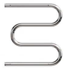 Полотенцесушитель водяной Point PN38556P 500x600 М-образный (1") с полкой, хром