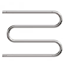 Полотенцесушитель водяной Point PN38665P 600x500 М-образный (1") с полкой, хром