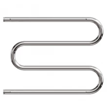 Полотенцесушитель водяной Point PN38667P 600x700 М-образный (1") с полкой, хром