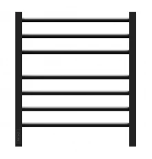 Полотенцесушитель электрический Point Веста PN70756B П7 500x600, диммер слева, черный