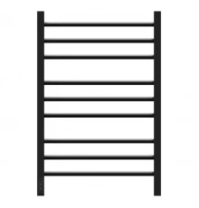 Полотенцесушитель электрический Point Веста PN70758B П9 500x800, диммер слева, черный