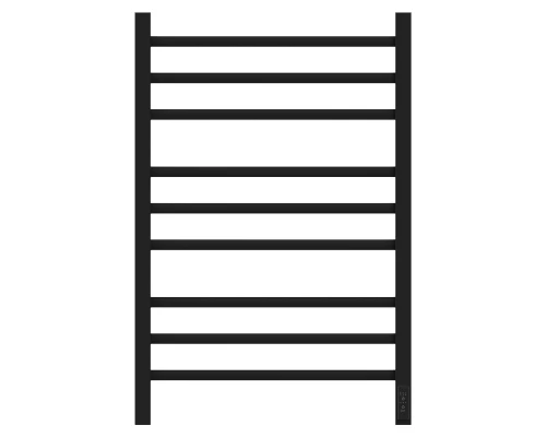 Полотенцесушитель электрический Point Вега PN71858B П9 500x800, диммер справа, черный