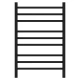 Полотенцесушитель электрический Point Вега PN71858B П9 500x800, диммер справа, черный
