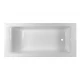 Ванна из литьевого мрамора ES.M Modena 170 х70 см  ES8817002M white matt