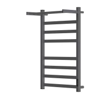 Полотенцесушитель электрический ES.M Merkuriy 8883858PGR 500x800 с полкой, диммер справа, графит