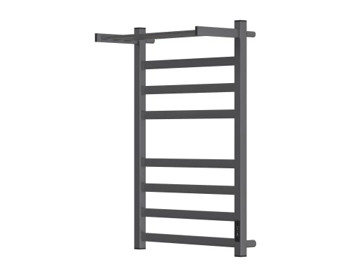 Полотенцесушитель электрический ES.M Merkuriy 8883858PGR 500x800 с полкой, диммер справа, графит