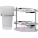 Держатель FBS Vizovice VIZ 061 для зубных щеток со стаканом хром