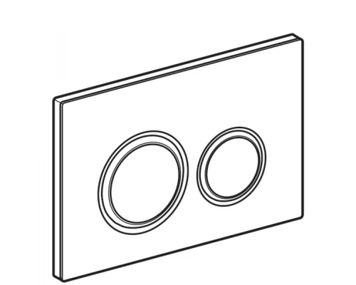 Клавиша смыва Geberit Sigma 21 115.650.SI.1, белый