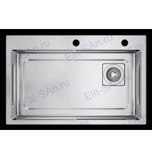 Мойка для кухни с коландером из нержавеющей стали профессиональная Raglo R702.7246S сатин