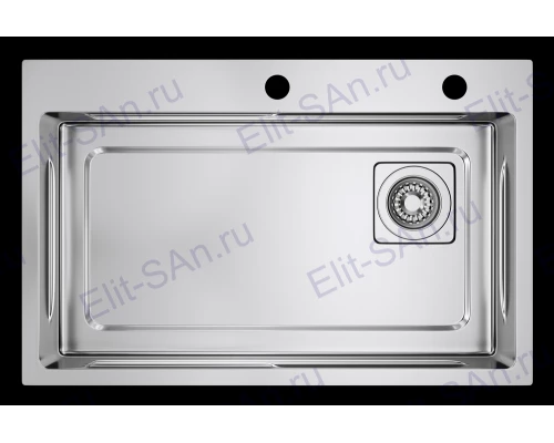 Мойка для кухни с коландером из нержавеющей стали профессиональная Raglo R702.7246S сатин