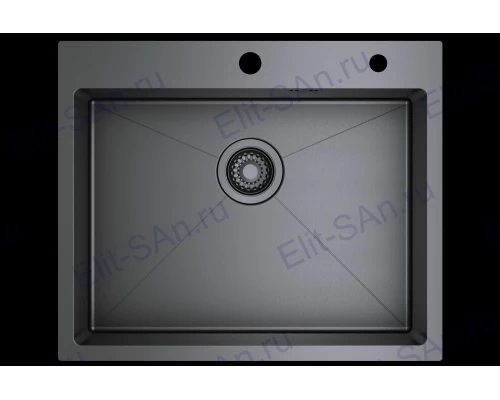 Мойка для кухни с коландером из нержавеющей стали профессиональная Raglo R701.6050G графит