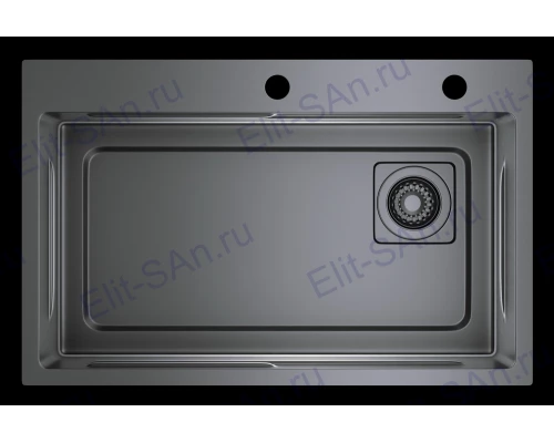Мойка для кухни с коландером из нержавеющей стали профессиональная Raglo R702.7246GR графит