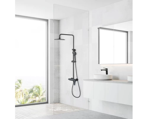 Смеситель Lemark Bronx LM3760BL для душа с регулируемой высотой штанги