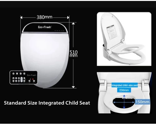 Электронная крышка-биде Ecofresh EF-700B SIL smart