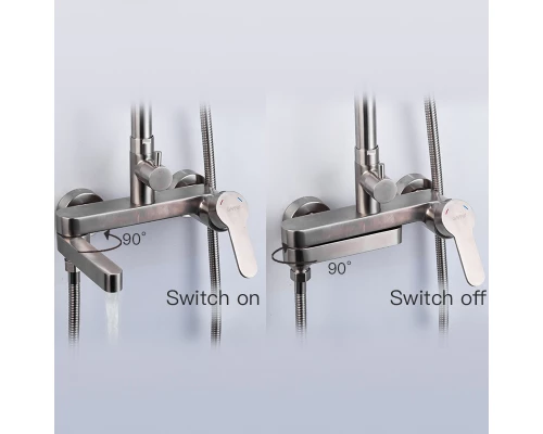 Душевая стойка со смесителем Gappo G99-30 G2499-30