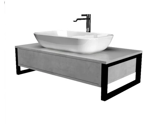 Тумба GRUNGE LOFT 80П 1в.я Бетон светлый