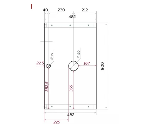 Тумба GRUNGE LOFT 80П 1в.я Бетон светлый